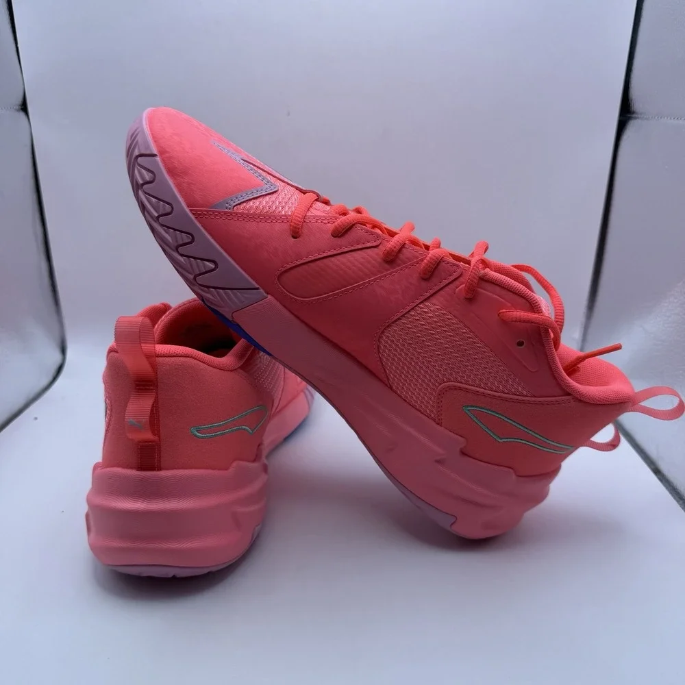 PUMA‎ Scoot Zeros Sunset Glow Pink/Blue Basketball Men's Size 11 - 310415-02
